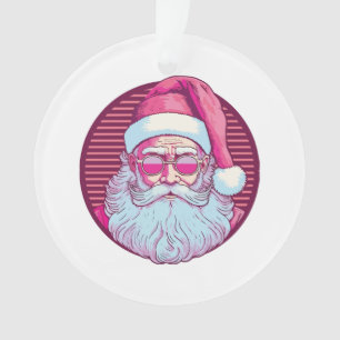 Père Noël rose rétro vintage