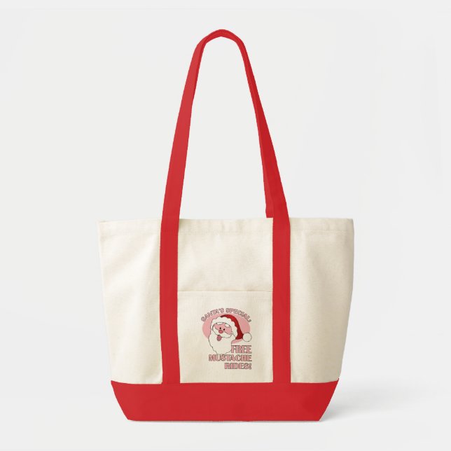 Père Noël Sac à dos de moustache - choisir style,  (Devant)
