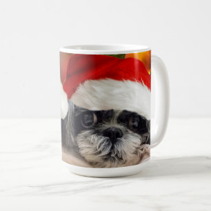 Père Noël Shih Tzu Mug