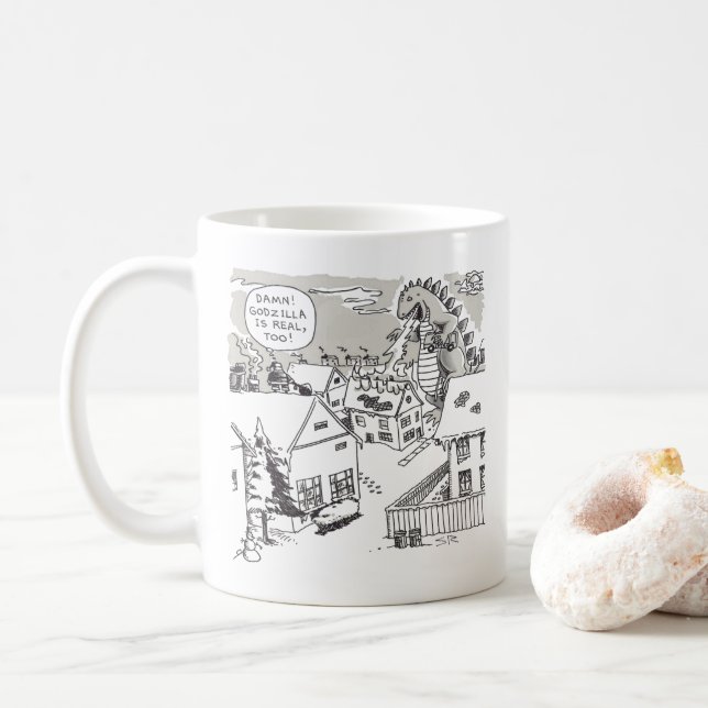 père Noël Shock mug (Avec donut)