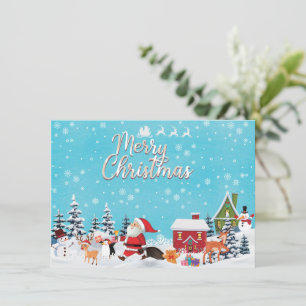 Père Noël, Snowman Joyeux Noël