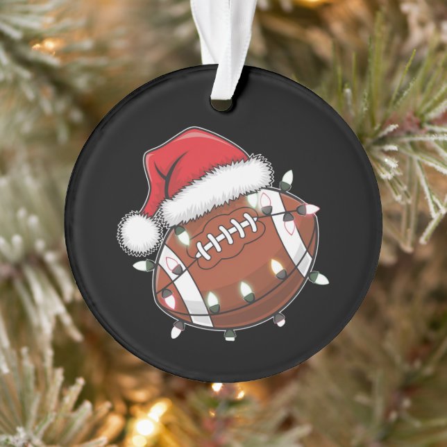 Père Noël Sports Christmas American Football Lover (Arbre)