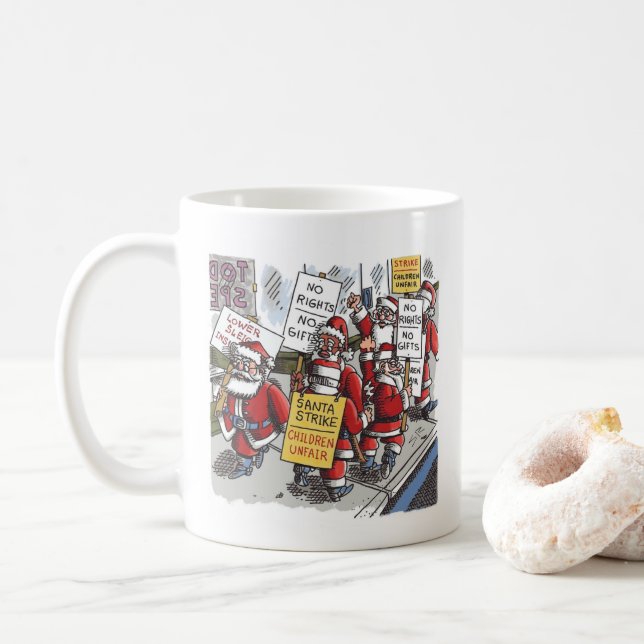 Père Noël Strike mug (Avec donut)
