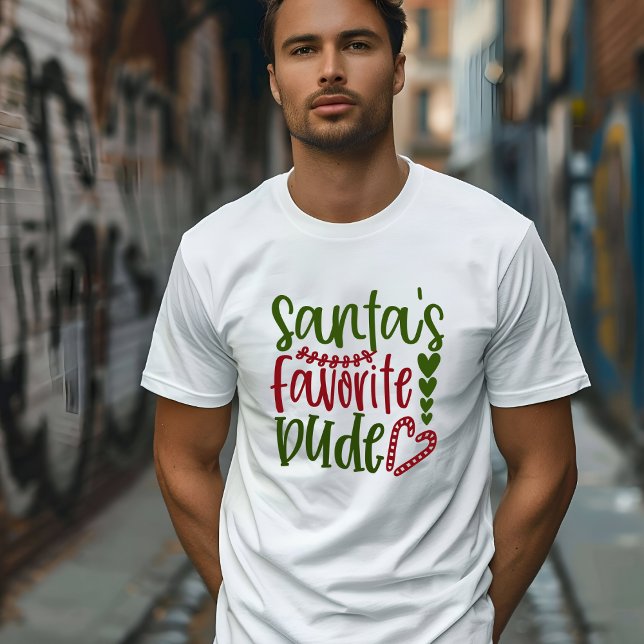 PÈRE NOËL T-SHIRT EN DUDE FAVORITE (Créateur téléchargé)