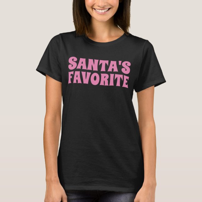 PÈRE NOËL - T-SHIRTS DE CHRISTIMAS PRÉFÉRÉS (Devant)
