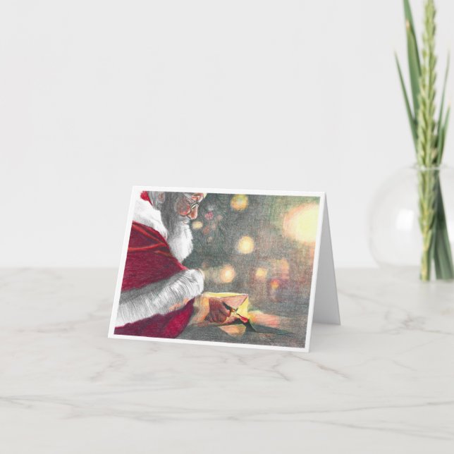 Père Noël Touch, carte de Noël Père Noël emballage (Devant)