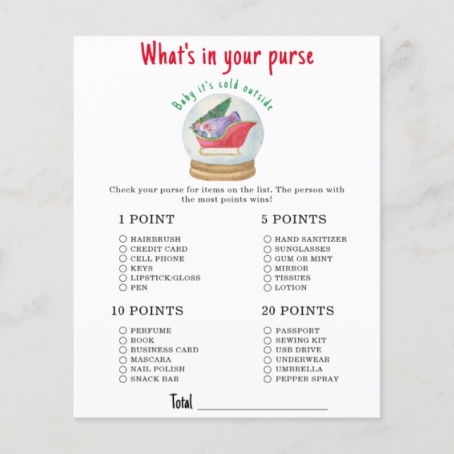 Père Noël traîneau - Ce qui se trouve dans votre b (Devant)