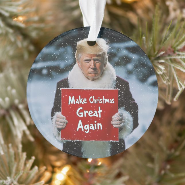 Père Noël Trump : "Rendre sa grandeur à Noël" (Arbre)