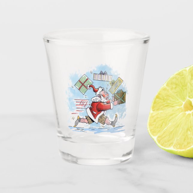 Père Noël Verre non préparé (Devant)