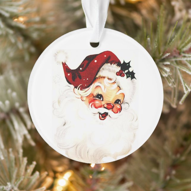 Père Noël vintage : charme joyeux des fêtes (Arbre)