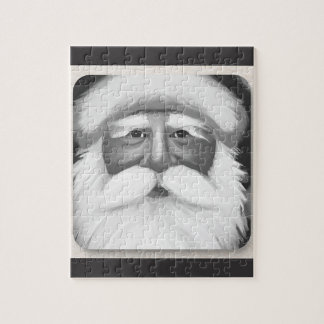 Père Noël vintage Puzzle Noir & Blanc