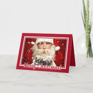Père Noël / VOS PHOTOS Carte de voeux de Noël