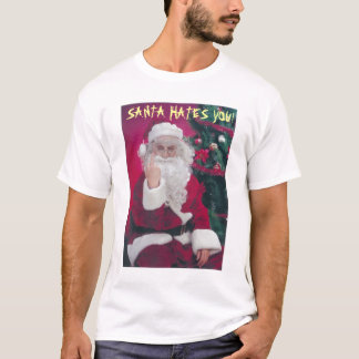 PÈRE NOËL VOUS DÉTESTE T-SHIRT