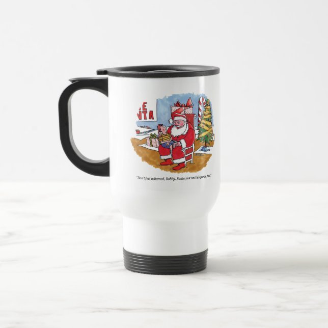 Père Noël Wet, tasse de voyage droite (Gauche)