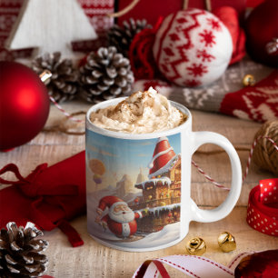 Père Noël Whimsical 4 Mug