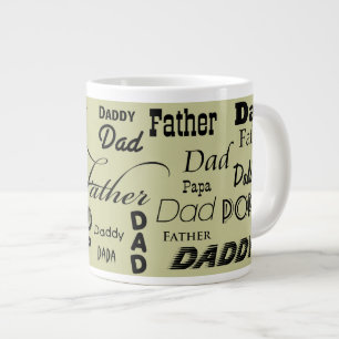 Père Papa Papa Papa Papa Papa Jumbo Mug