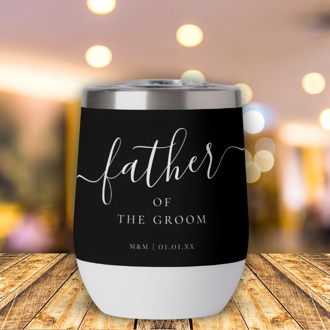 Père personnalisé du script Groom Nom de la callig (Créateur téléchargé)