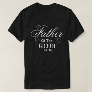 Père personnalisé du T-shirt Groom