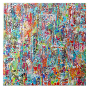 Père Temps 6 x 6 Carreaux en céramique