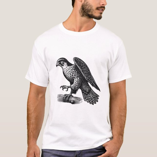 Peregrine falcon  Men's T-Shirts (Devant)