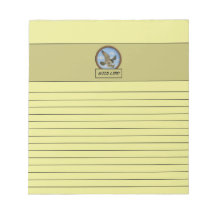 Peregrine Faucon clair Bloc-notes jaune