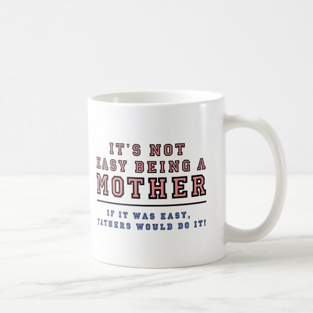 Pères ne sont pas mères Mug drôle (Droite)