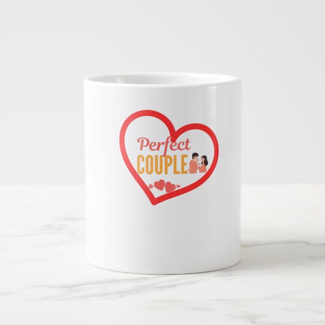 Perfect Couple Mug - Cadeau romantique pour Lui &  (Devant)
