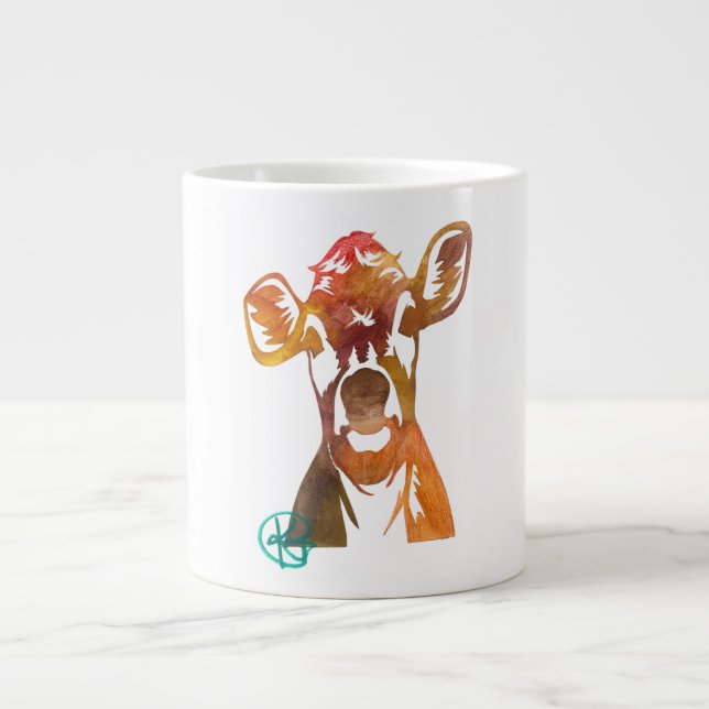Perfect Cow Lady Art Oversize Mug (Devant)