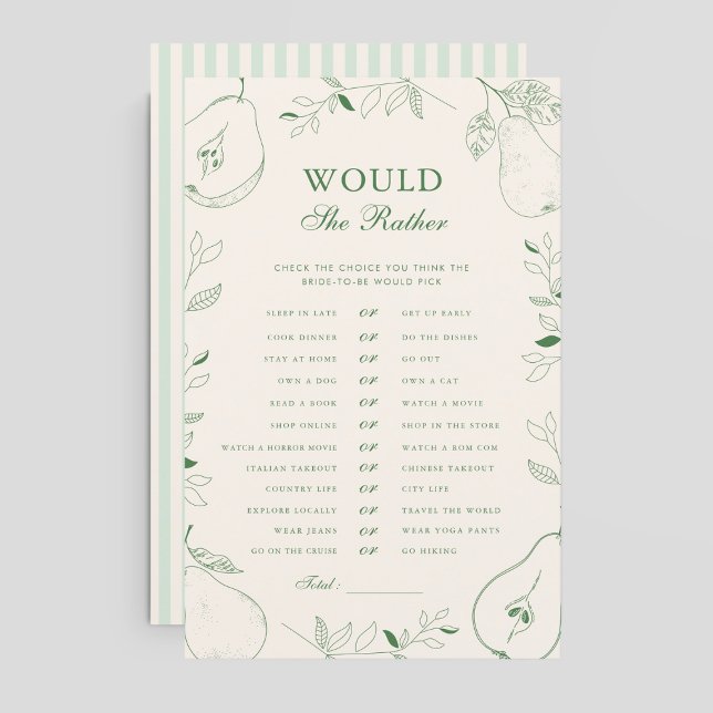 Perfect Fête des mariées Pear Voudrait-Elle Plutôt (Créateur téléchargé)