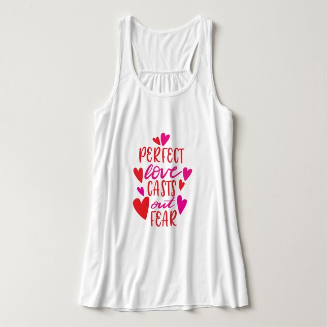 Perfect Love Casts Out Débardeur de peur (Design devant)