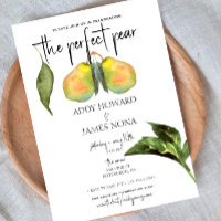 Perfect Pear - Invitation de douche pour couples