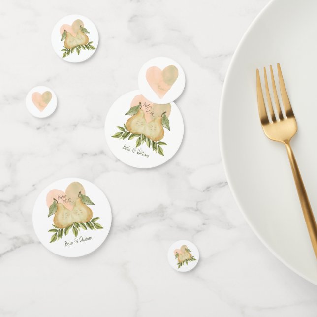 Perfect Pear Twin Baby Table Confetti (Groupe)