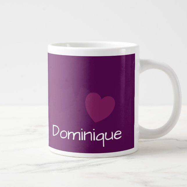 Perfection De Plum - Mug De Café Géant Avec Un Coe (Droite)