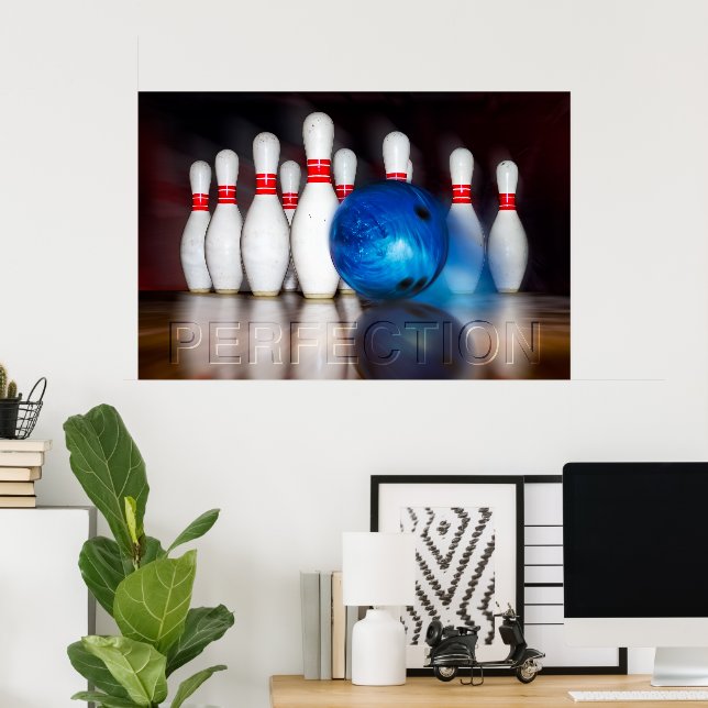Perfection, Jeu de quilles 300, Art mural (Bureau à domicile)