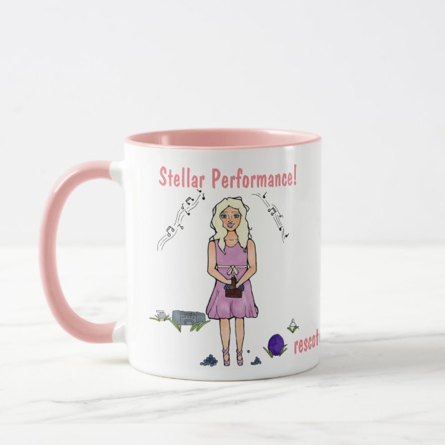 Performances stellaires ! Mug (Gauche)