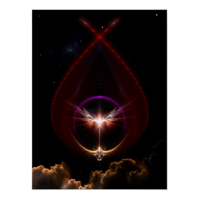 Peridin Fractal Art Perfect Poster (Devant)