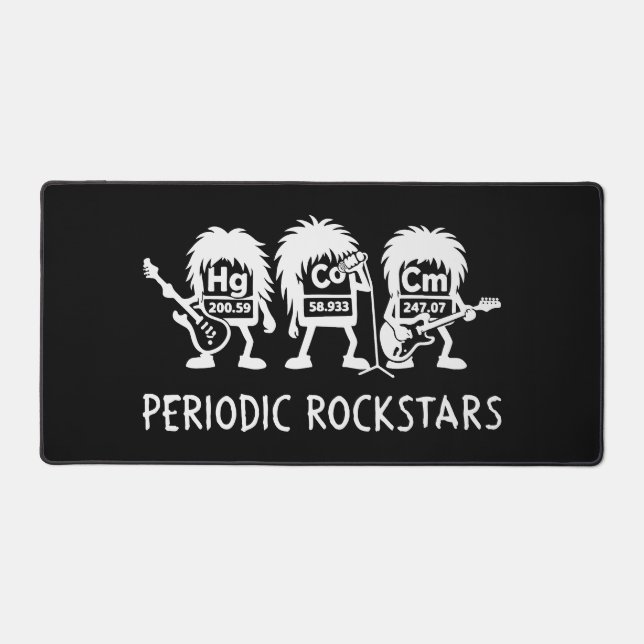 Periodic Rockstars Chemistry Humor (Recto)