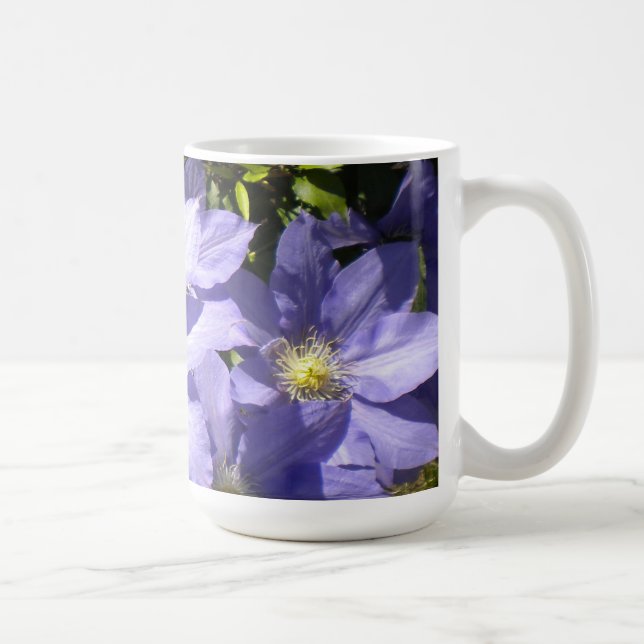 Periwinkle Clematis Mug (Droite)