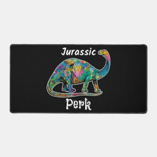 Perk Jurassique Dinosaure Coloré Noir