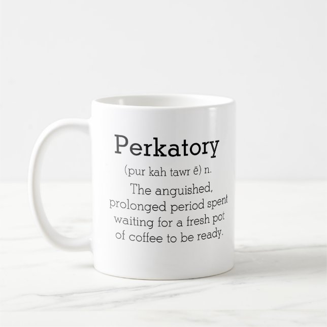 Perkatory Definition Coffee Mug (Gauche)