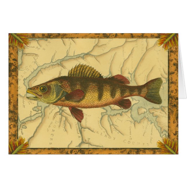 Perle jaune sur la carte (Devant horizontal)