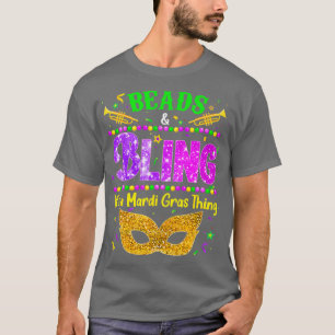 Perles Bling Son A Mardi Gras Thing TShirt