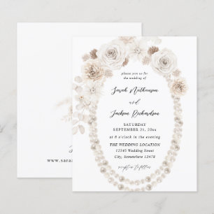 Perles budgétaires et Mariage floral blanc V2