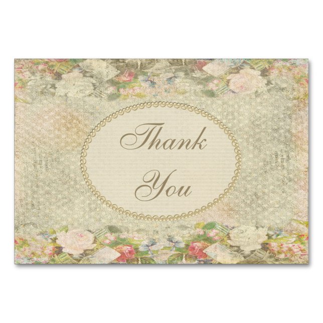 Perles et dentelle Chic Fleurs Merci (Devant)