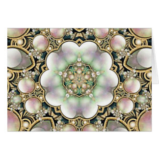 Perles et kaléidoscope d'or