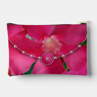 Perles et pétales roses Imprimer Sac à coudre
