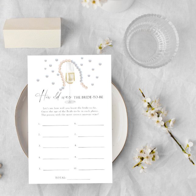 Perles et poursuites Quel âge avait la mariée pour (Créateur téléchargé)