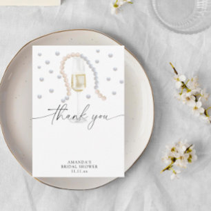 Perles & Prosecco - merci pour la fête de mariage