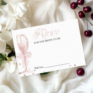 Perles roses et prosecco : carte de conseils pour