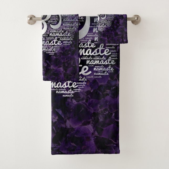 Perlez l'art de mot de Namaste dans Lotus avec le (En situation)